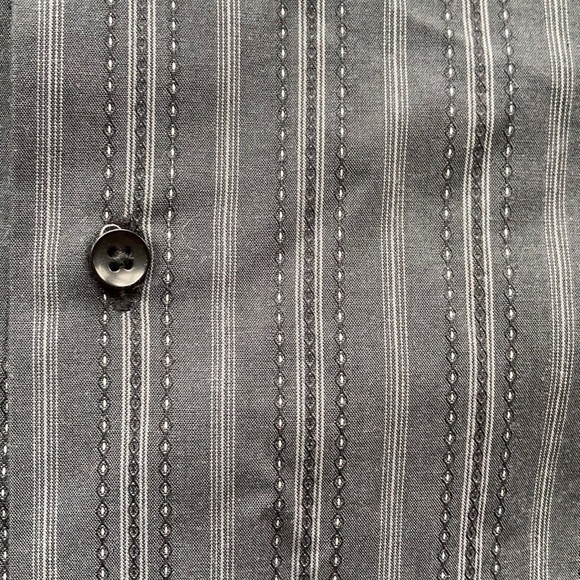 Men’s Grey with Black Dress Shirt - Picture 2 of 6